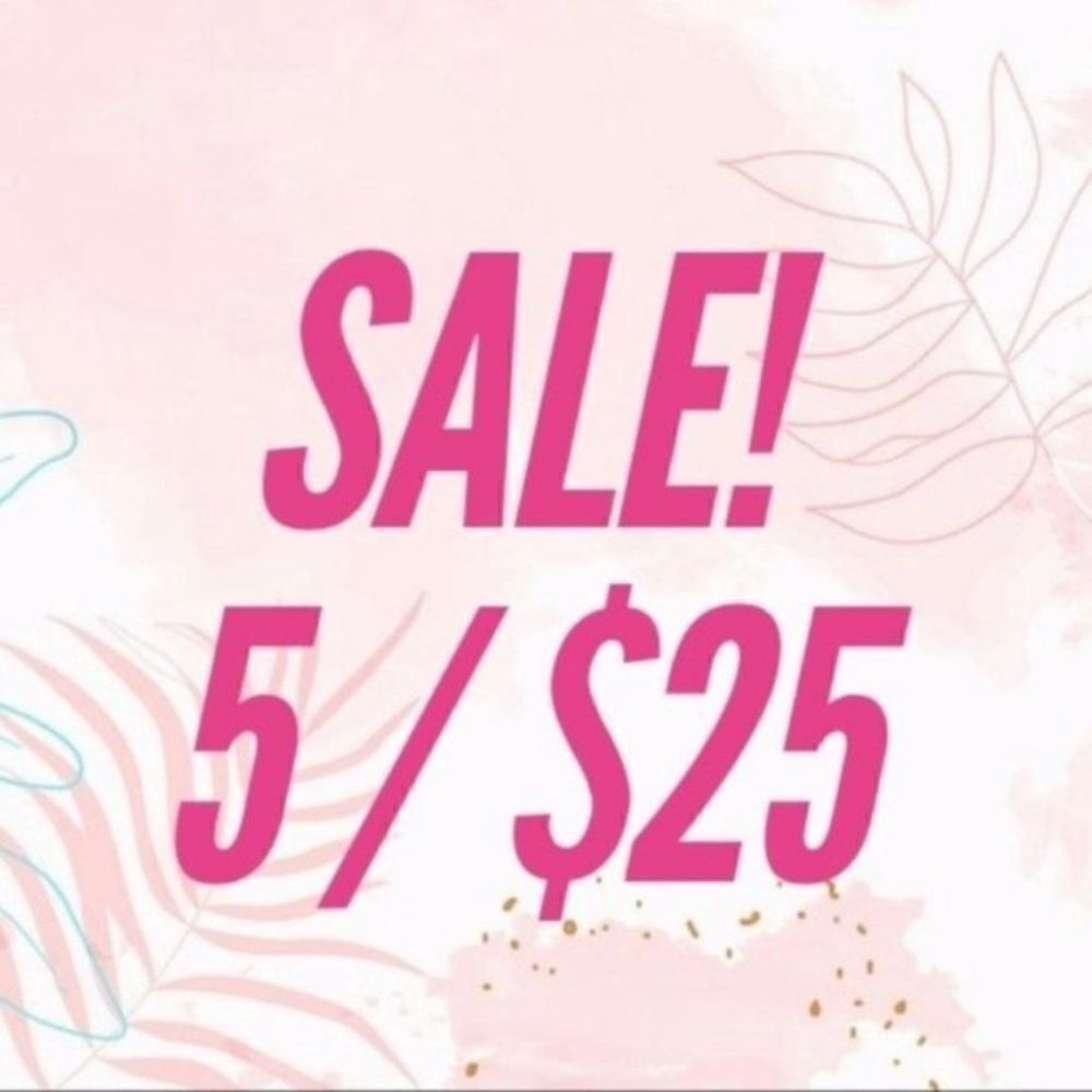 5/$25 DEAL SALE ON CLOSET ITEMS - Picture 1 of 1